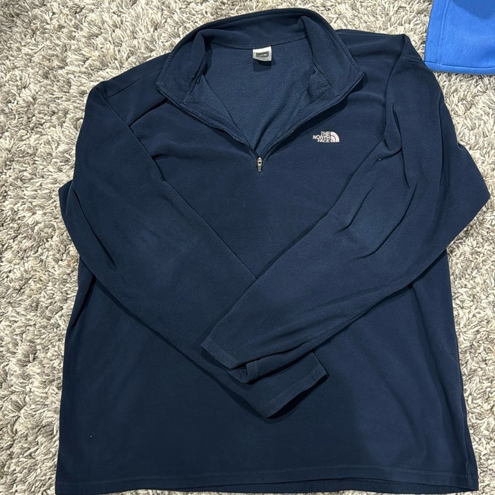 North Face fleece quarter zip